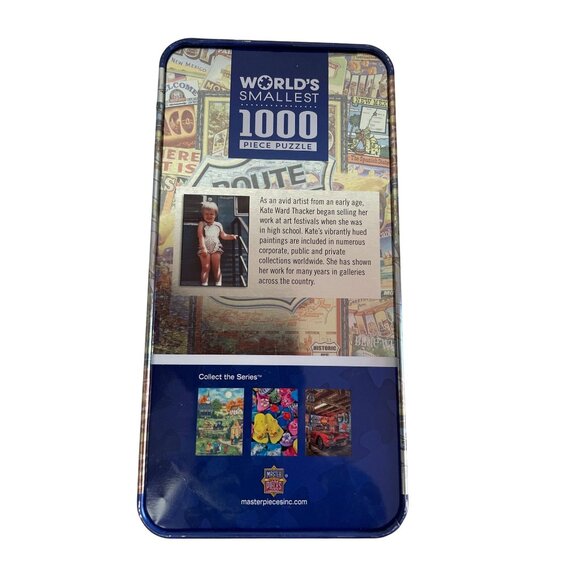 Masterpieces Puzzle Adult Jigsaw Puzzle Worlds Smallest Route 66 1000 Piece - Picture 1 of 7